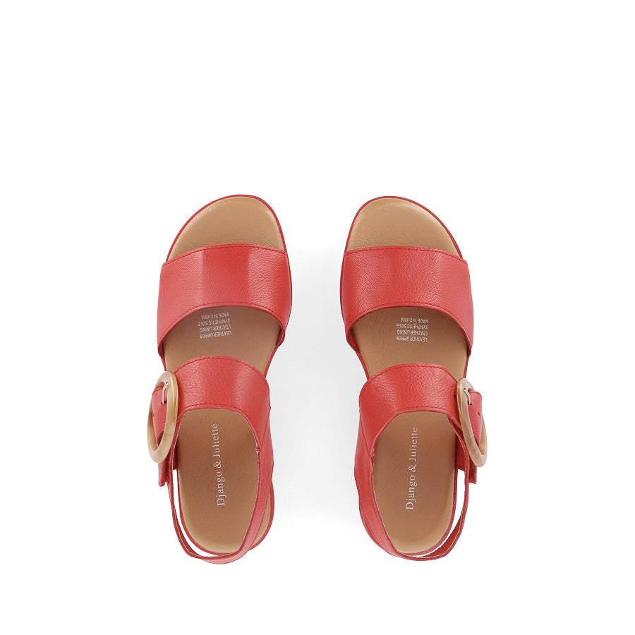 CUBBIE - RED LEATHER