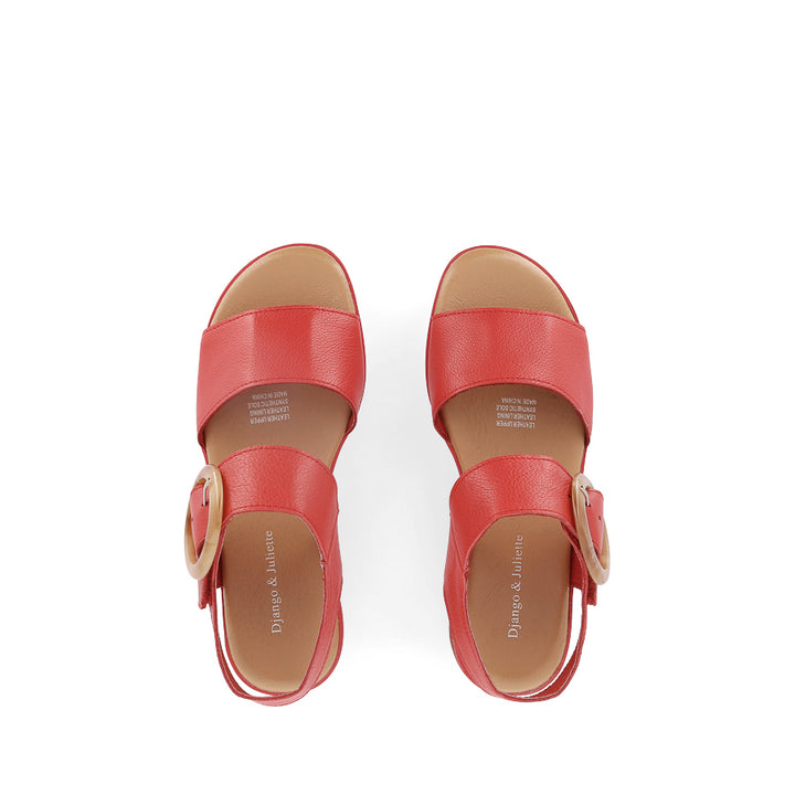 CUBBIE - RED LEATHER