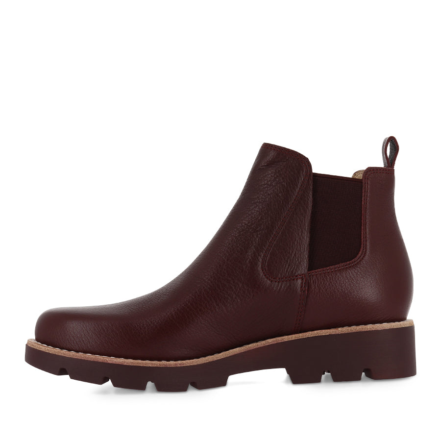 DERA - BURGUNDY LEATHER