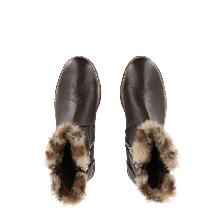 DLINGA - CHOCOLATE LEATHER