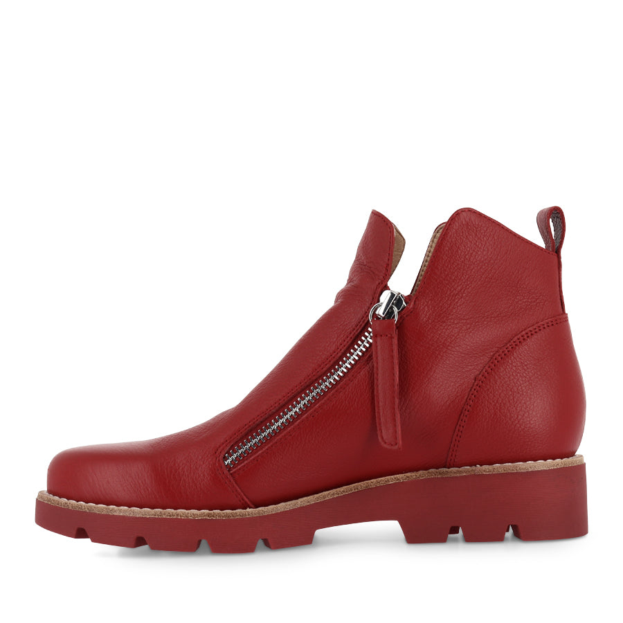 DOTTIZ - DARK RED LEATHER/DARK RED SOLE
