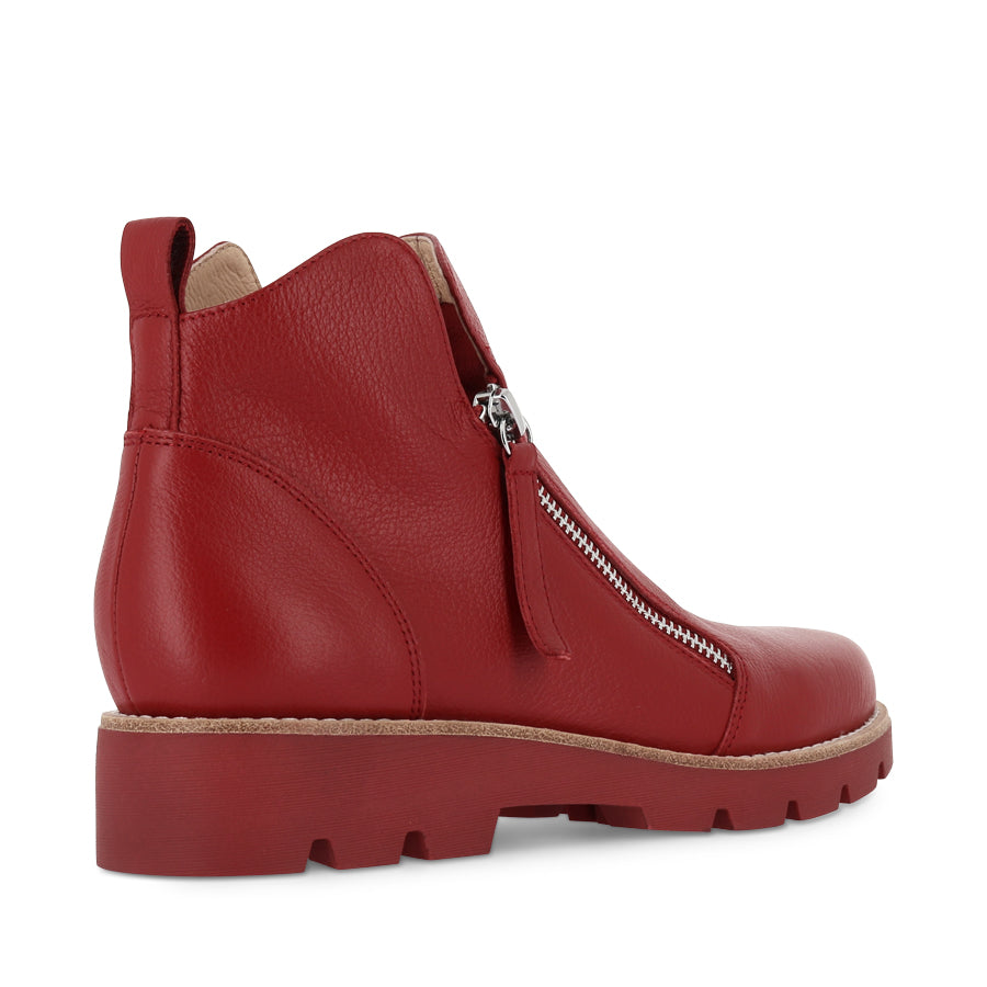 DOTTIZ - DARK RED LEATHER/DARK RED SOLE