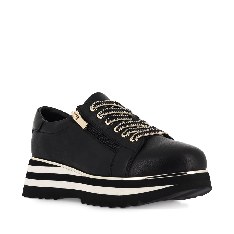 EAMMES - BLACK LEATHER