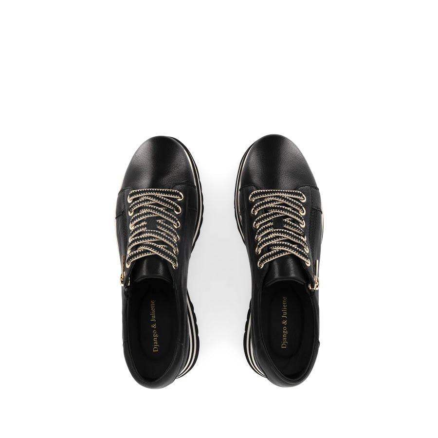 EAMMES - BLACK LEATHER