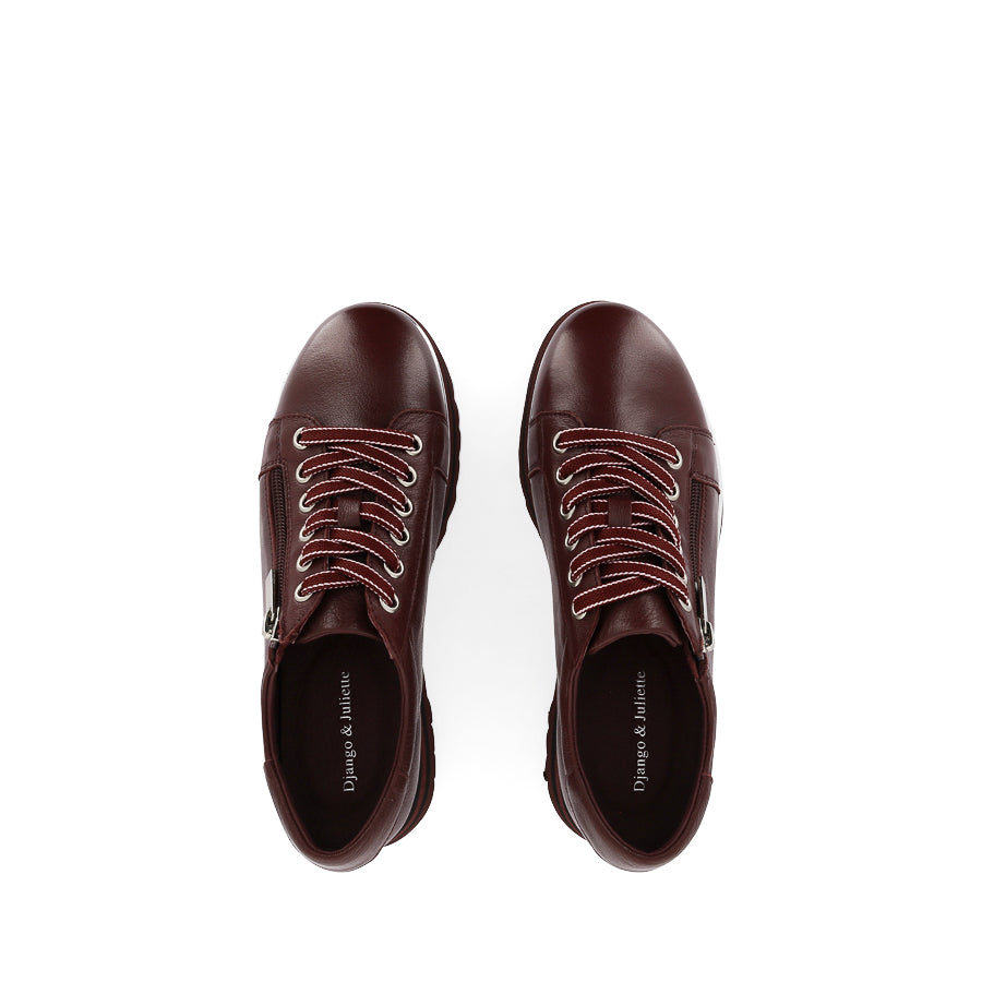 EAMMES - BURGUNDY LEATHER