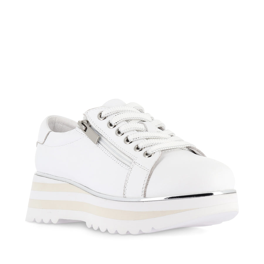 EAMMES - WHITE LEATHER