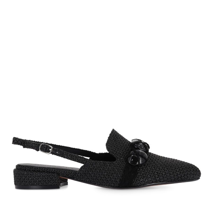 EBONEY - BLACK RAFFIA