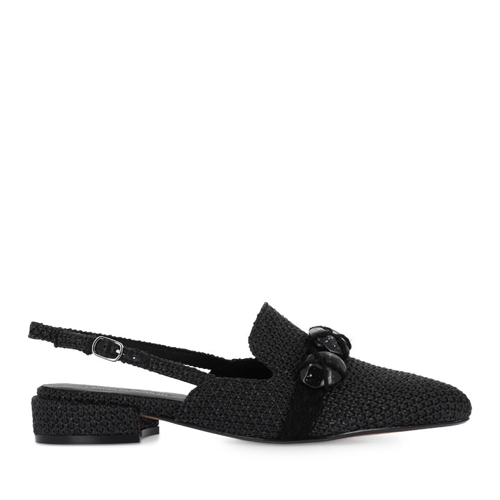EBONEY - BLACK RAFFIA