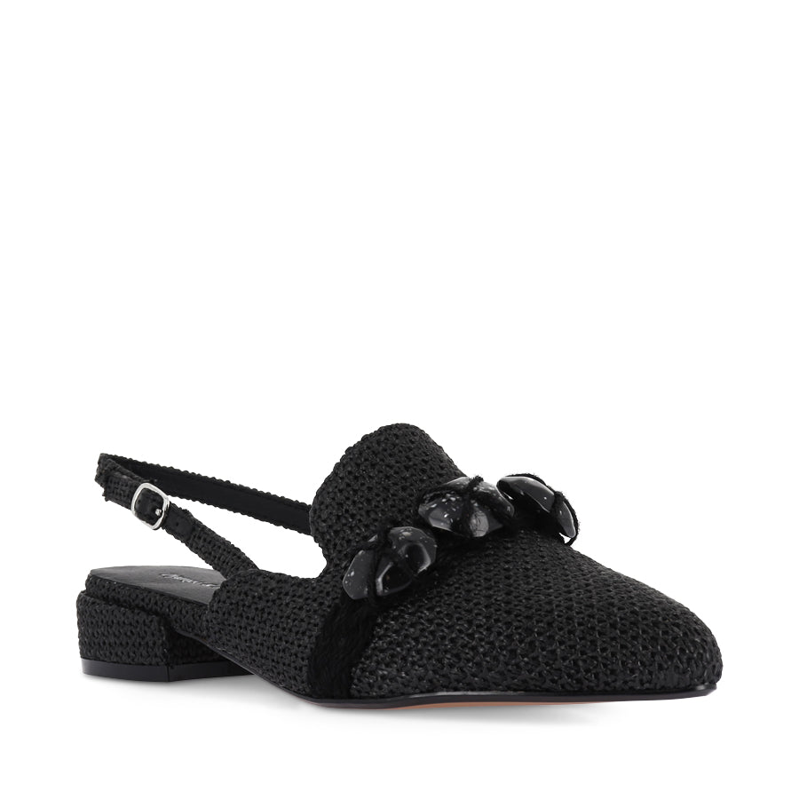 EBONEY - BLACK RAFFIA