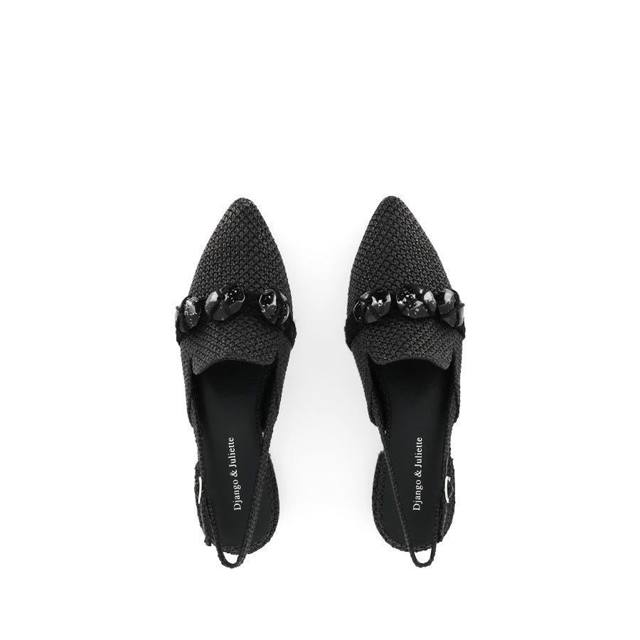 EBONEY - BLACK RAFFIA