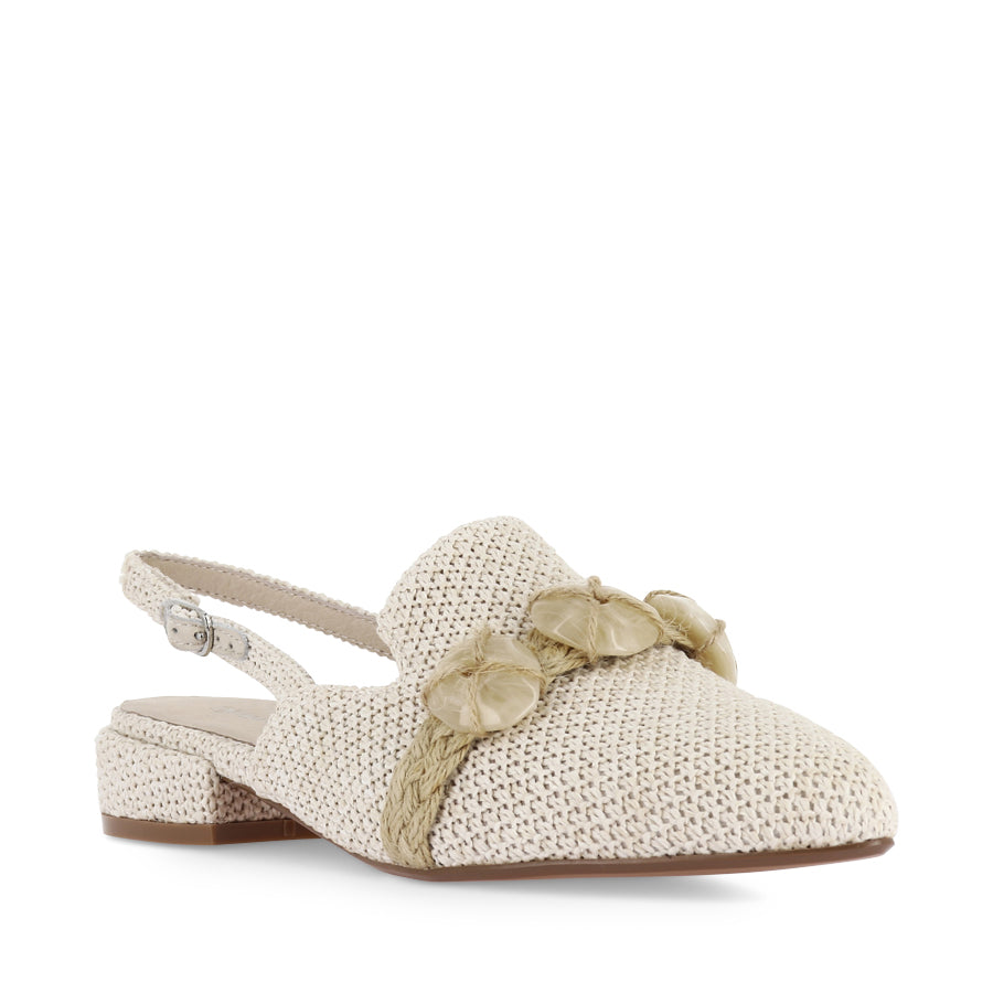 EBONEY - IVORY RAFFIA