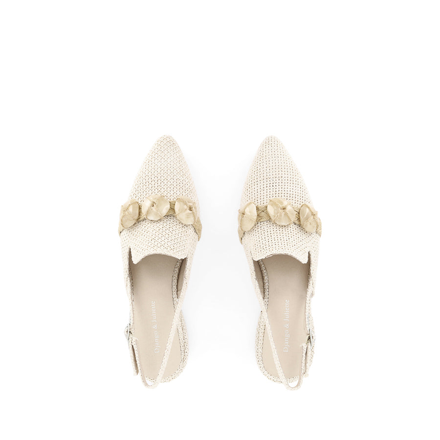 EBONEY - IVORY RAFFIA