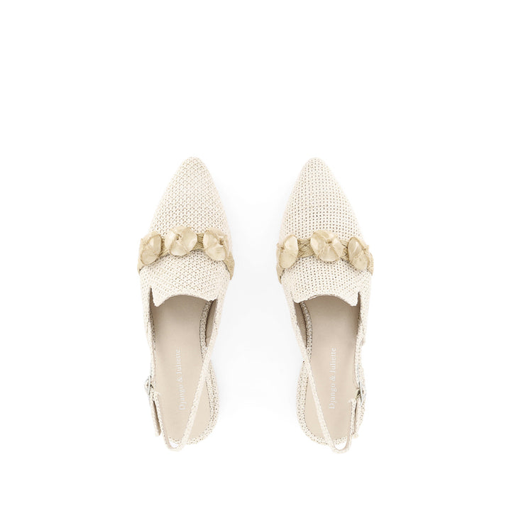 EBONEY - IVORY RAFFIA