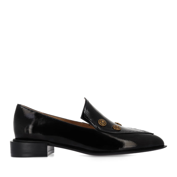 EMBLAS - BLACK PATENT LEATHER