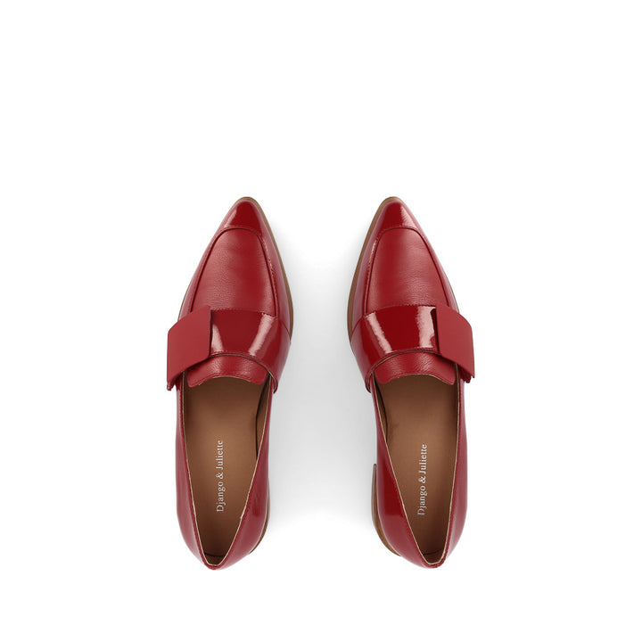 ERING - DARK RED DARK RED PATENT LEATHER