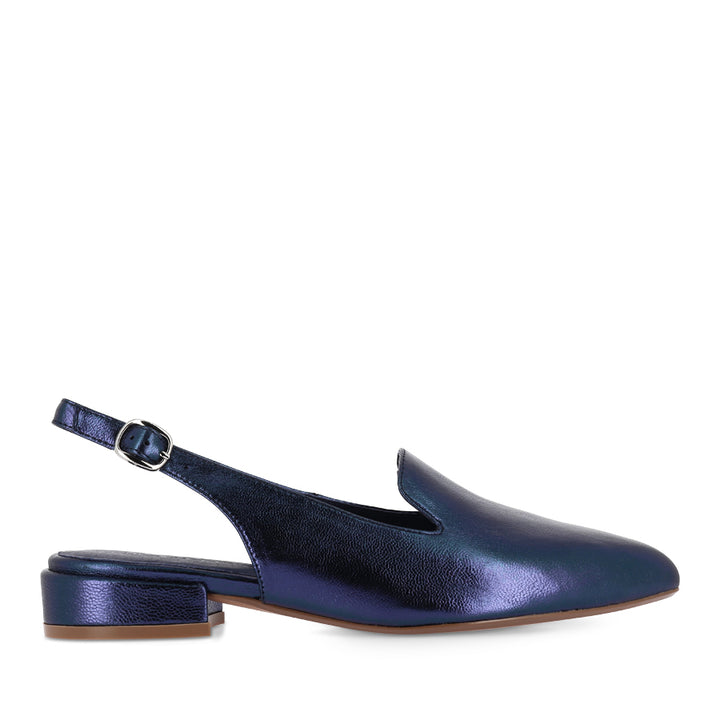 EROLS - BLUE METALLIC LEATHER