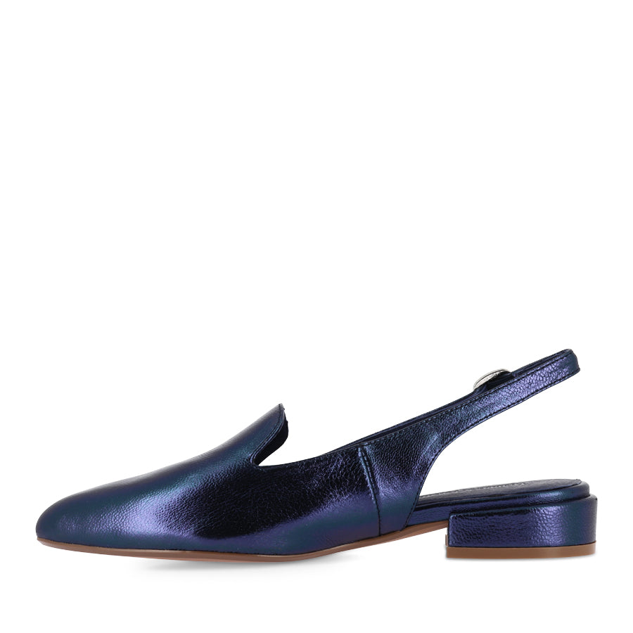 EROLS - BLUE METALLIC LEATHER