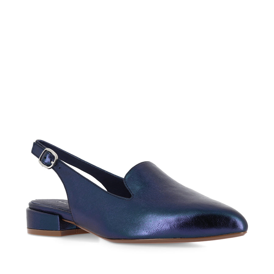 EROLS - BLUE METALLIC LEATHER