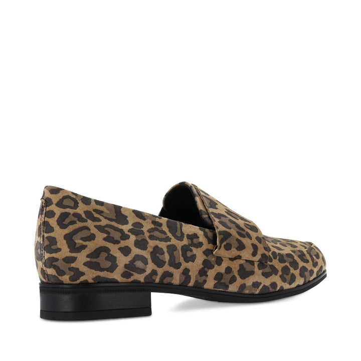 GABRIAN - CAMEL LEOPARD SUEDE