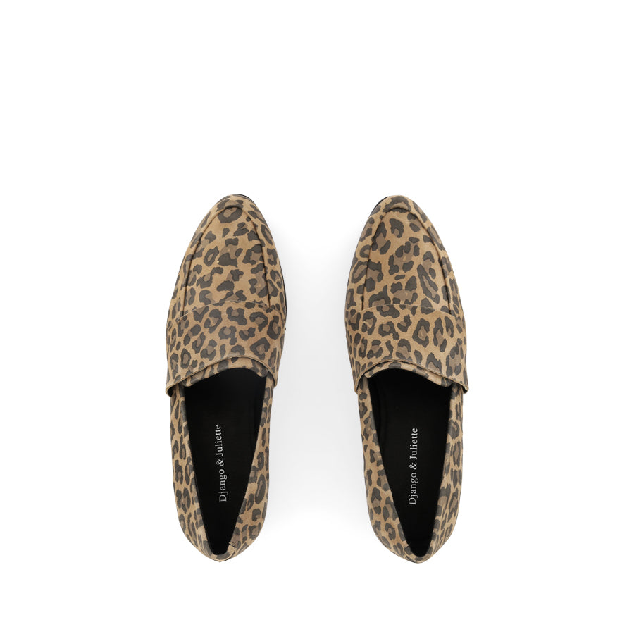 GABRIAN - CAMEL LEOPARD SUEDE