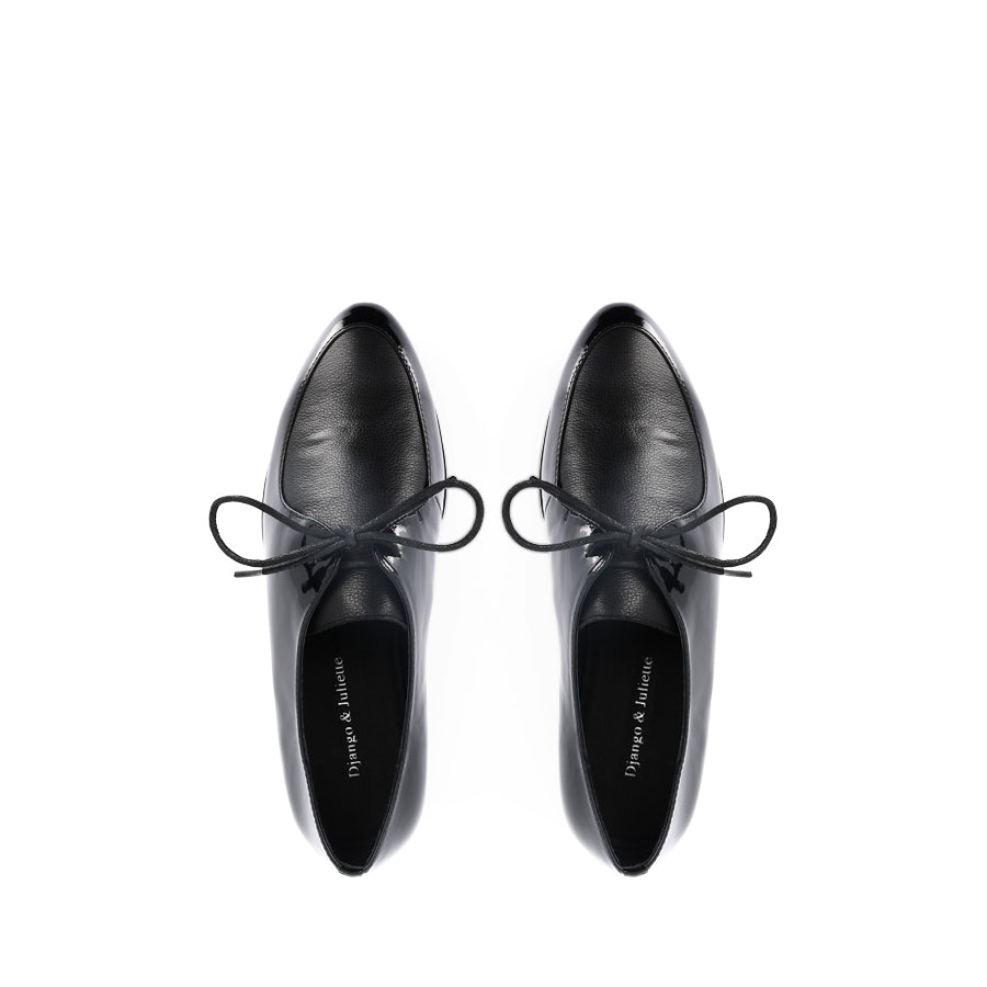 GEORGY - BLACK BLACK PATENT LEATHER