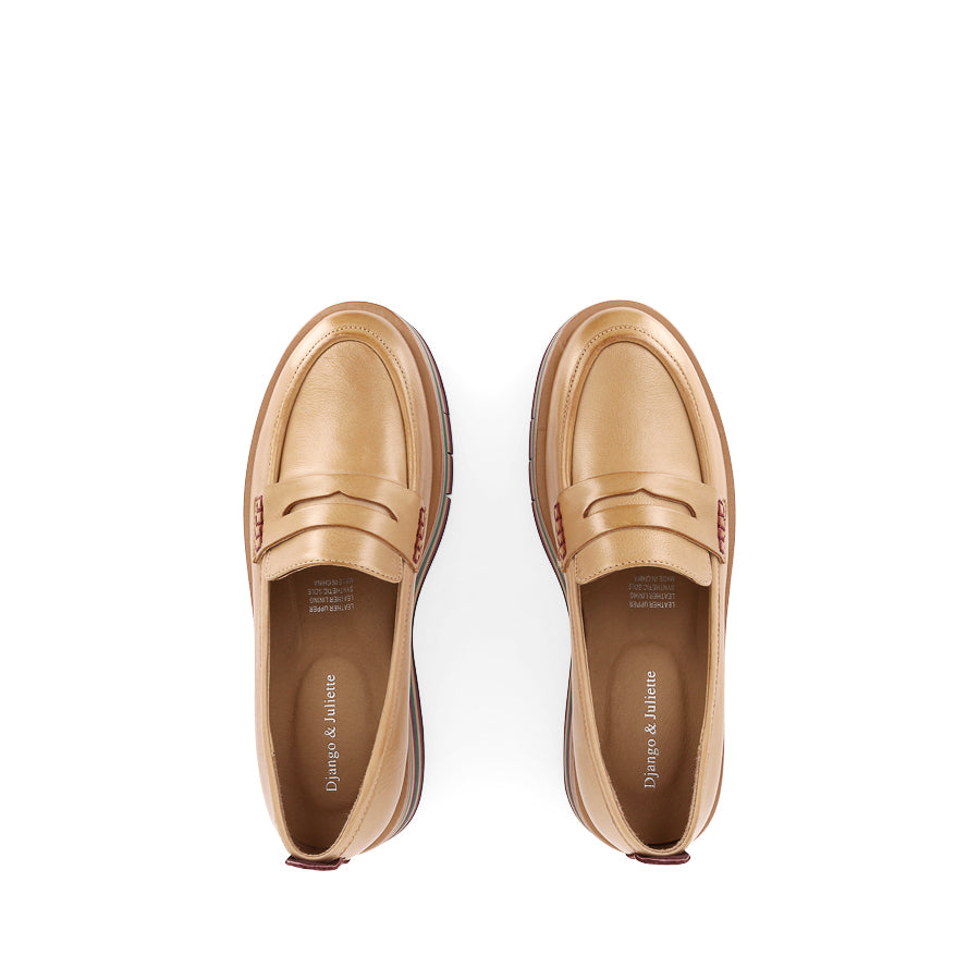 GLAMMS - COGNAC BURGUNDY LEATHER