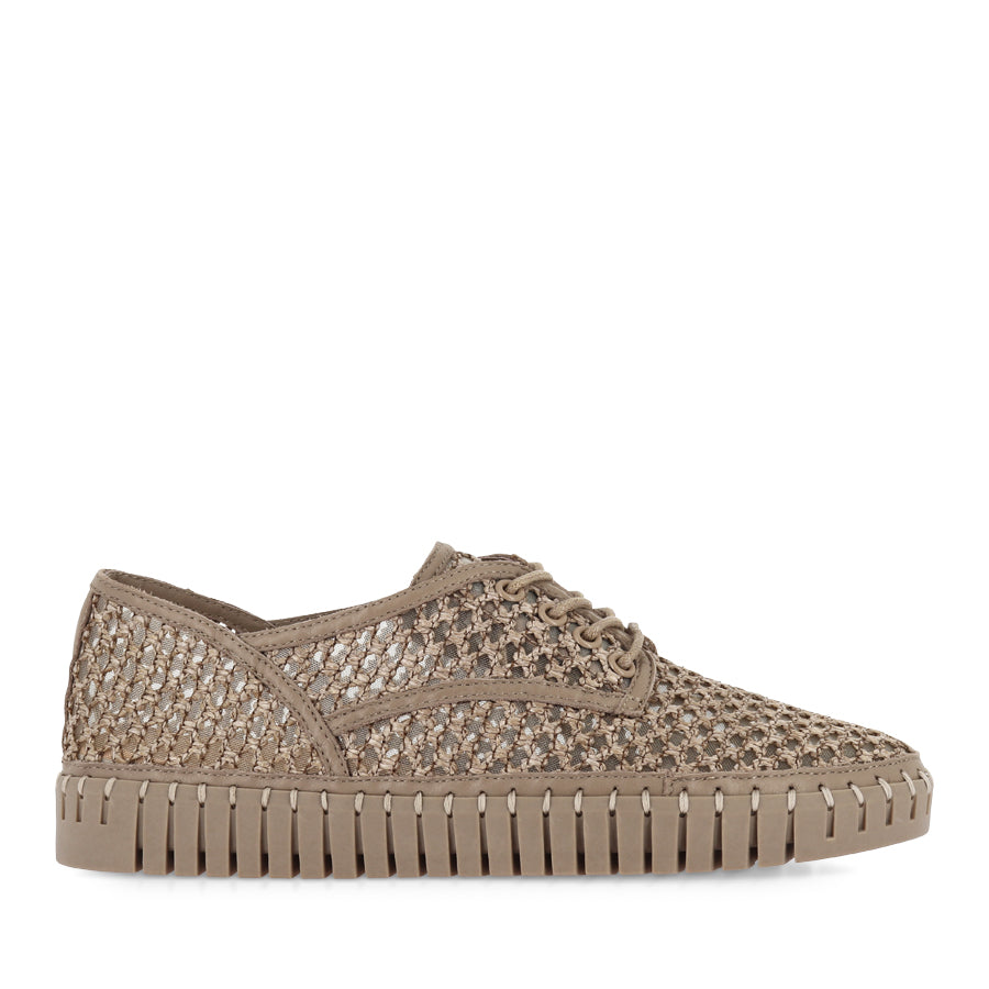 HAMBURGER - COCO RAFIA LEATHER