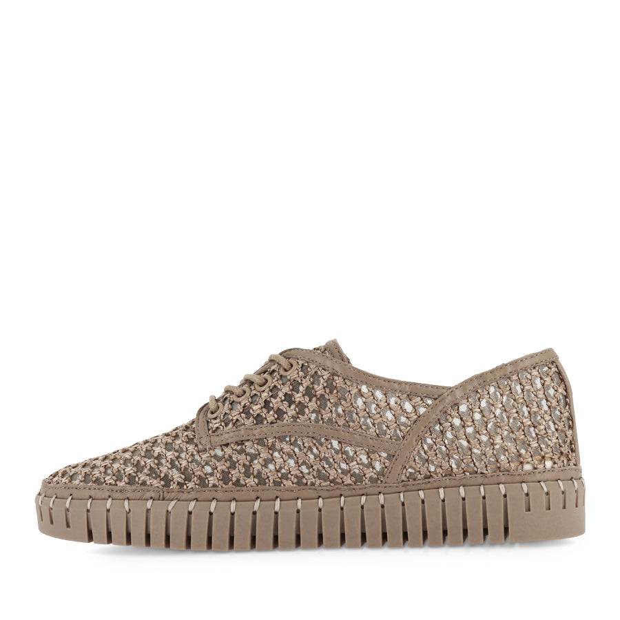 HAMBURGER - COCO RAFIA LEATHER