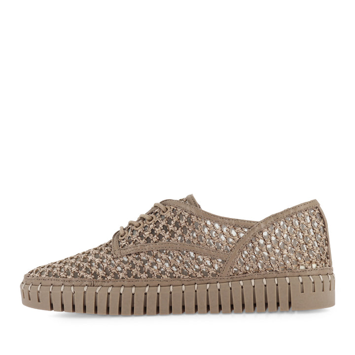 HAMBURGER - COCO RAFIA LEATHER