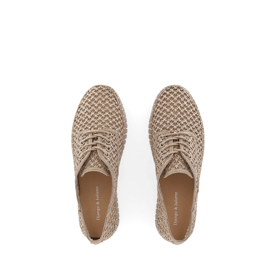 HAMBURGER - COCO RAFIA LEATHER