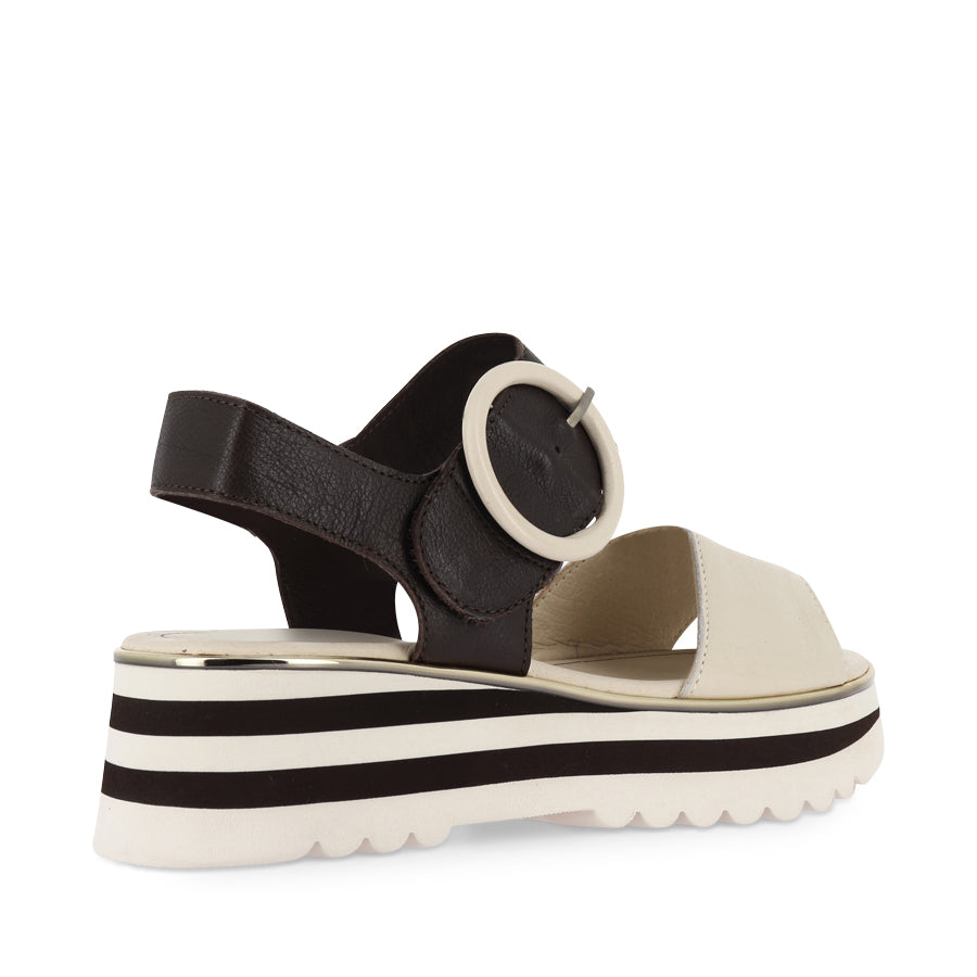 HARLOWS - MILK/CHOC LEATHER