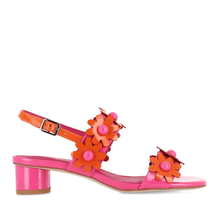 HATSYL - PINK ORANGE PATENT LEATHER