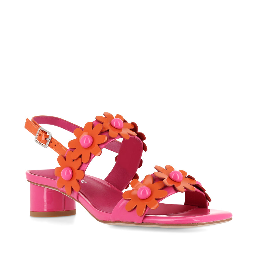 HATSYL - PINK ORANGE PATENT LEATHER