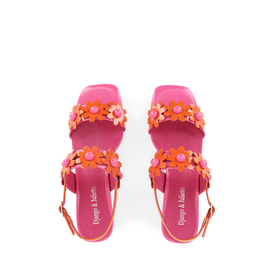 HATSYL - PINK ORANGE PATENT LEATHER