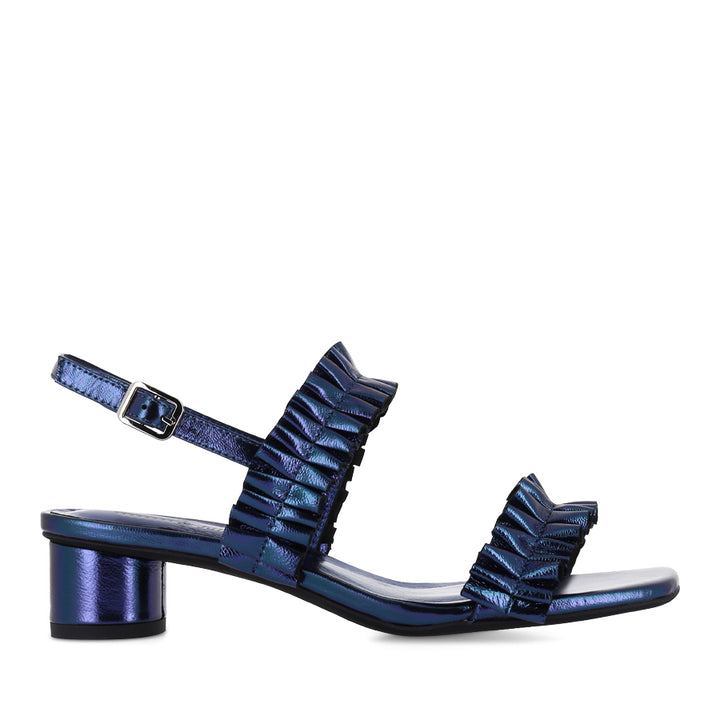 HAVIVA - BLUE METALLIC LEATHER