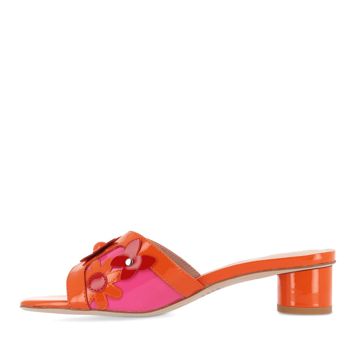 HETTI - ORANGE PINK MULT PATENT LEATHER