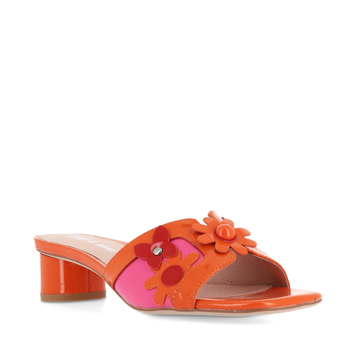HETTI - ORANGE PINK MULT PATENT LEATHER