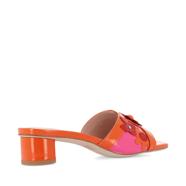 HETTI - ORANGE PINK MULT PATENT LEATHER