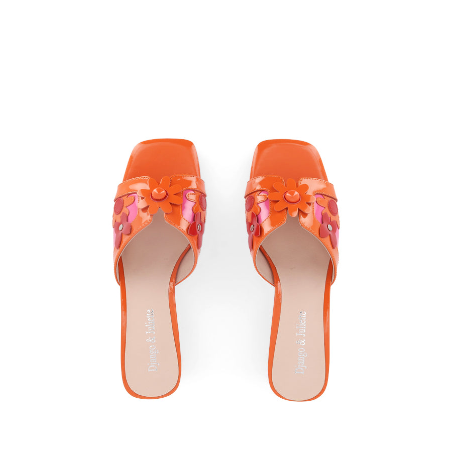 HETTI - ORANGE PINK MULT PATENT LEATHER