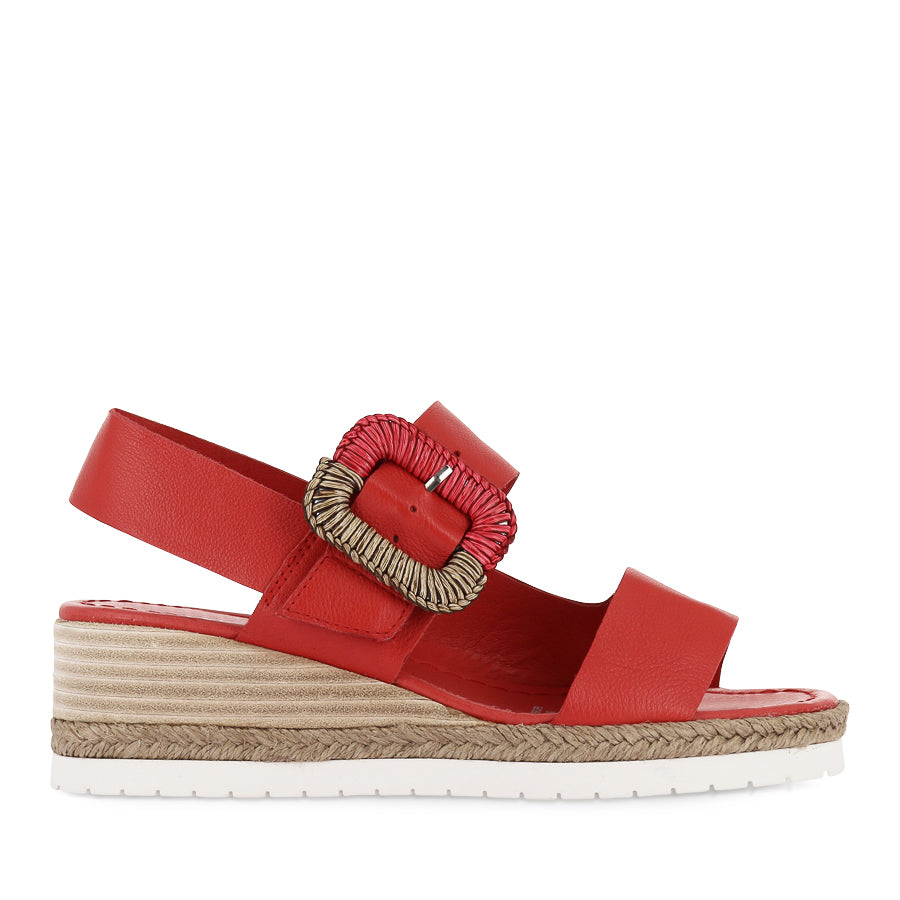 INNES - RED LEATHER – Evans Shoes