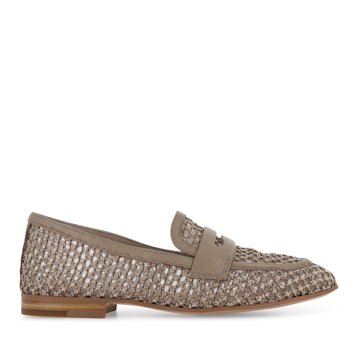 IRASY - COCOA RAFFIA LEATHER