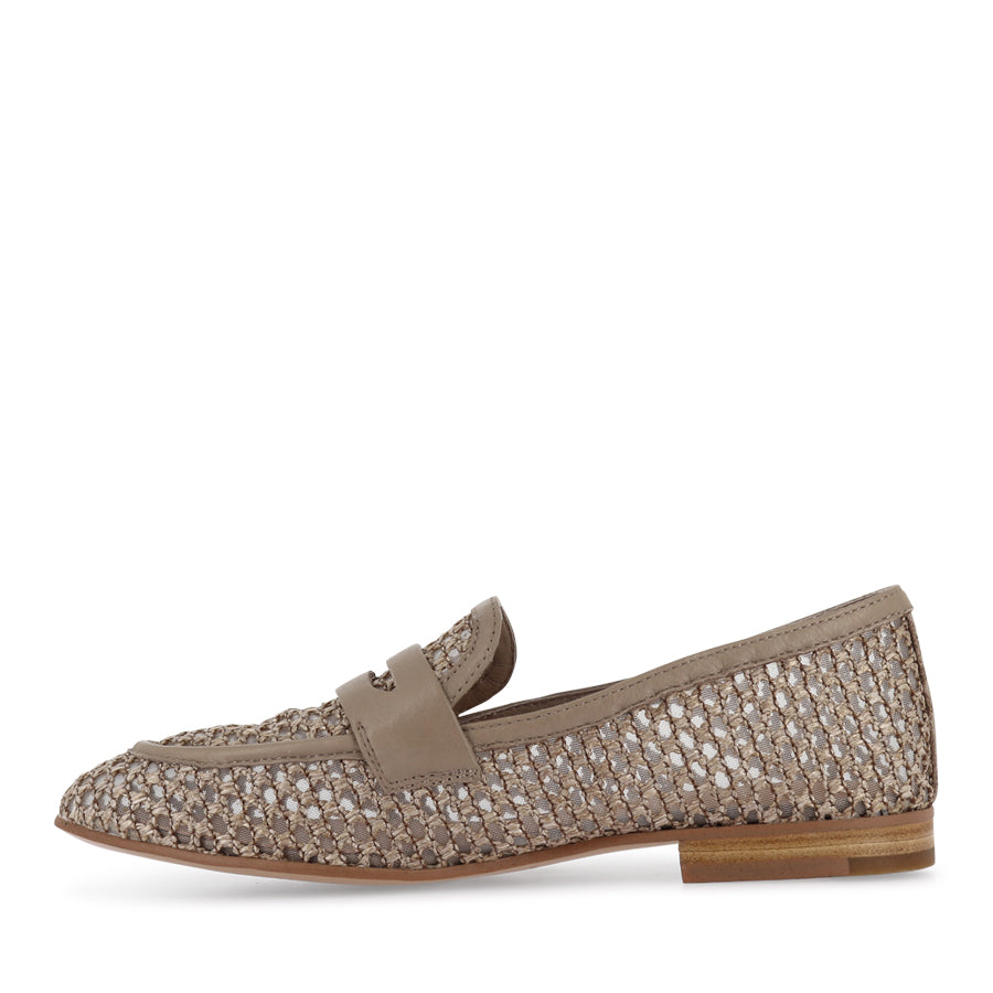 IRASY - COCOA RAFFIA LEATHER