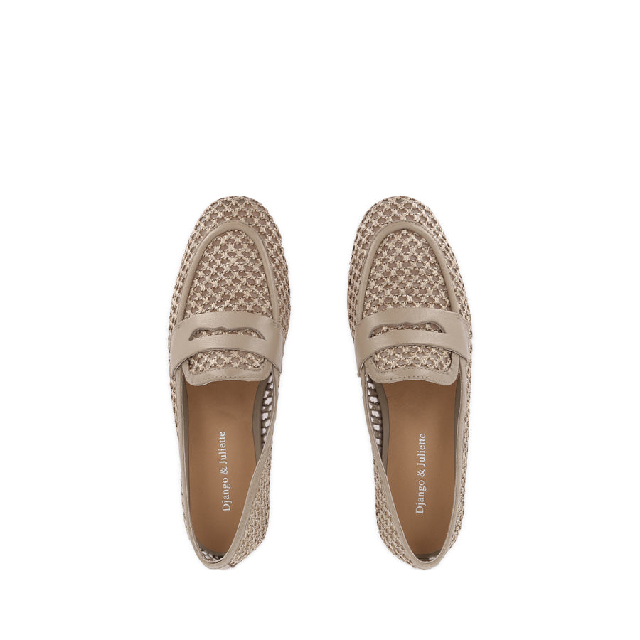 IRASY - COCOA RAFFIA LEATHER