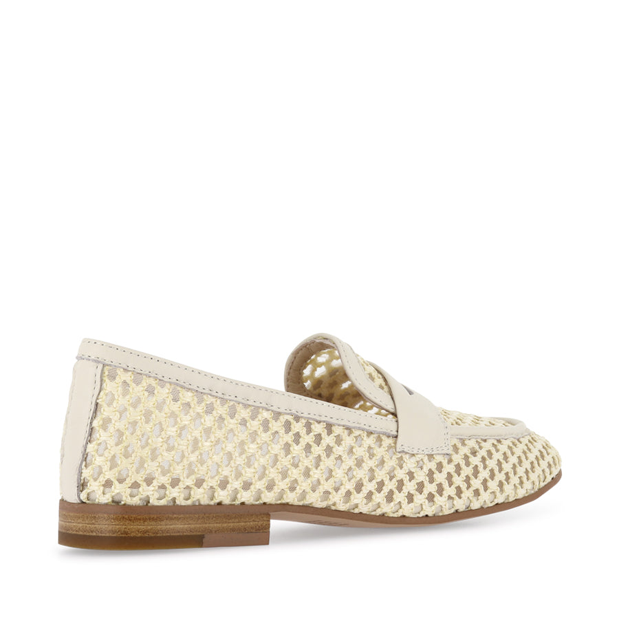 IRASY - MILK RAFFIA LEATHER