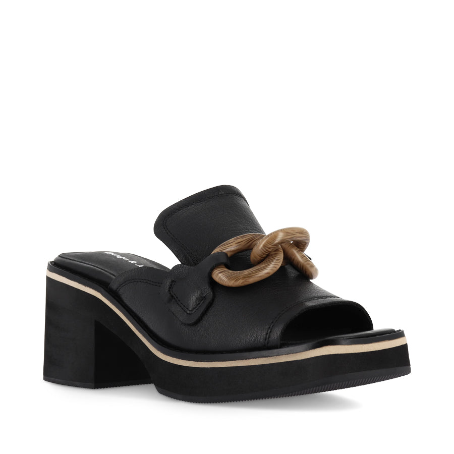 JENNYS - BLACK LEATHER