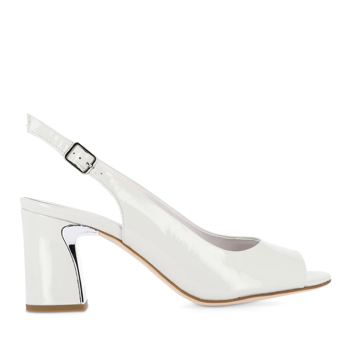 KIANNA - OFF WHITE PATENT LEATHER