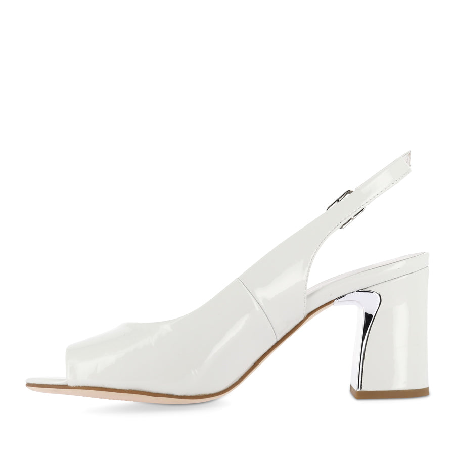 KIANNA - OFF WHITE PATENT LEATHER