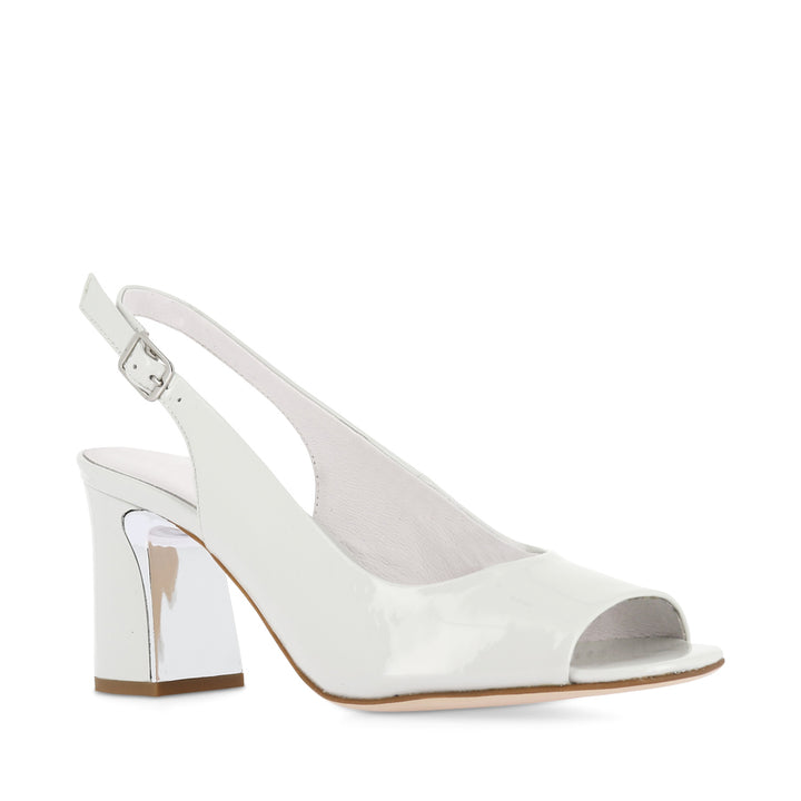 KIANNA - OFF WHITE PATENT LEATHER