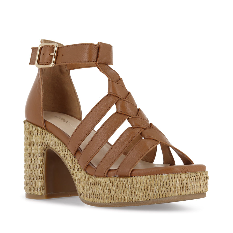 KIPLICH - DARK TAN LEATHER