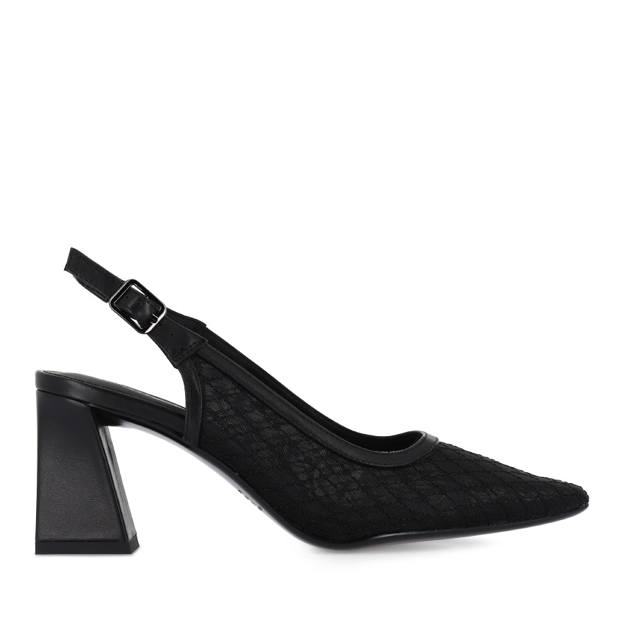 KIPPS - BLACK MESH LEATHER